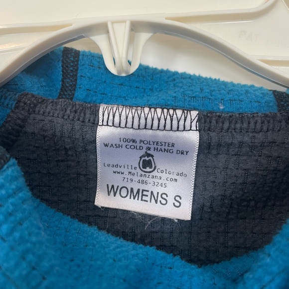 Melanzana Blue and Gray grid fleece - Picture 2 of 3